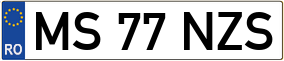 Truck License Plate